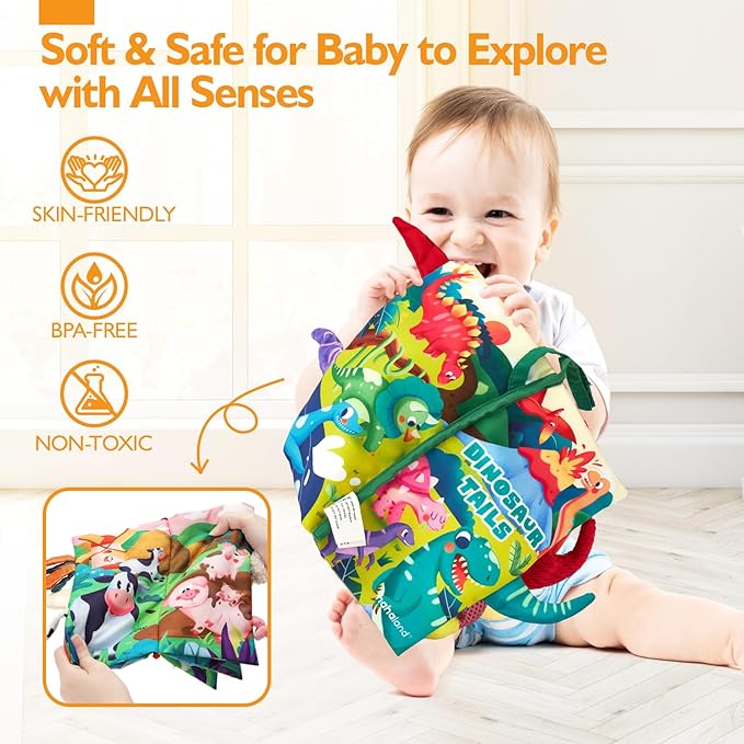 Baby Books 0-6 Months - 2PCS 0-6 Months 0-6-12 Months,