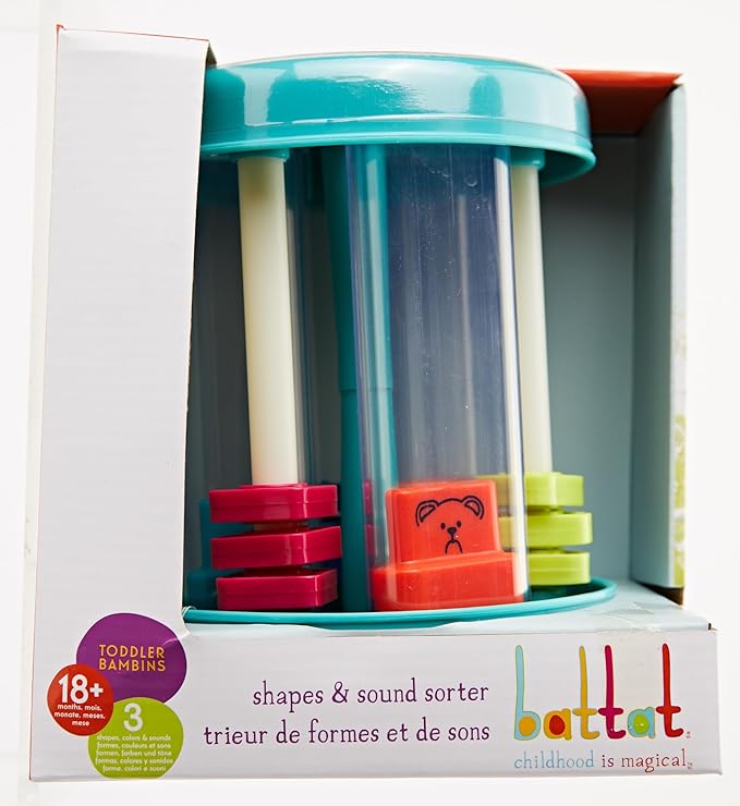 Battat – Shape Sorter 3 Shapes 18 Months