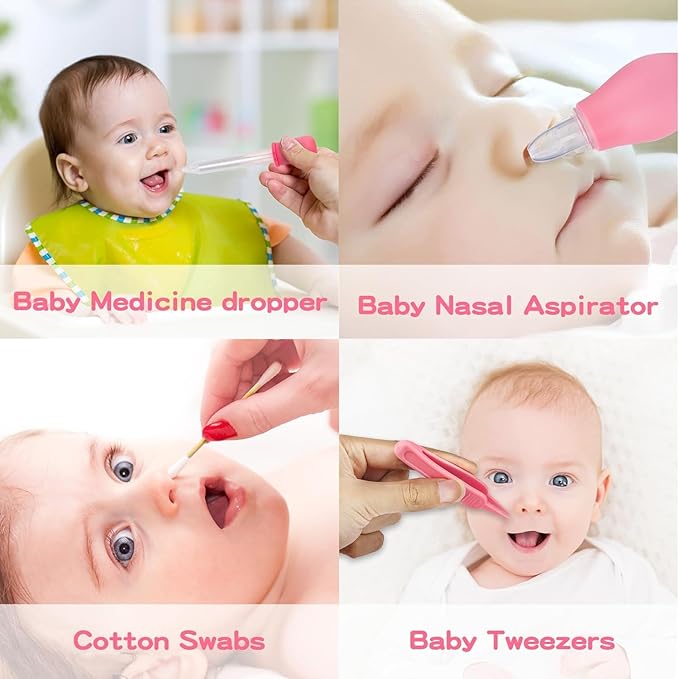 Baby Nail File-38 Pc Pink, Healthcare Grooming Kit