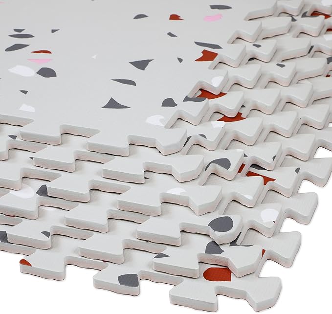 Clevr 24 Sq Ft Extra Large Interlocking EVA Foam Baby 6 pcs 6'x4'