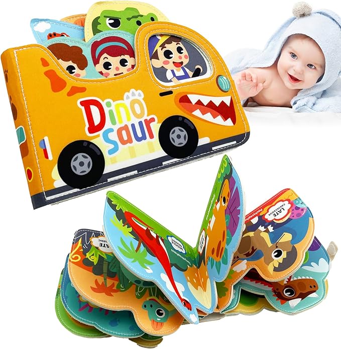 Baby Mask Books 18 Months, Sensory Baby Toys Folding Felt 18 Months