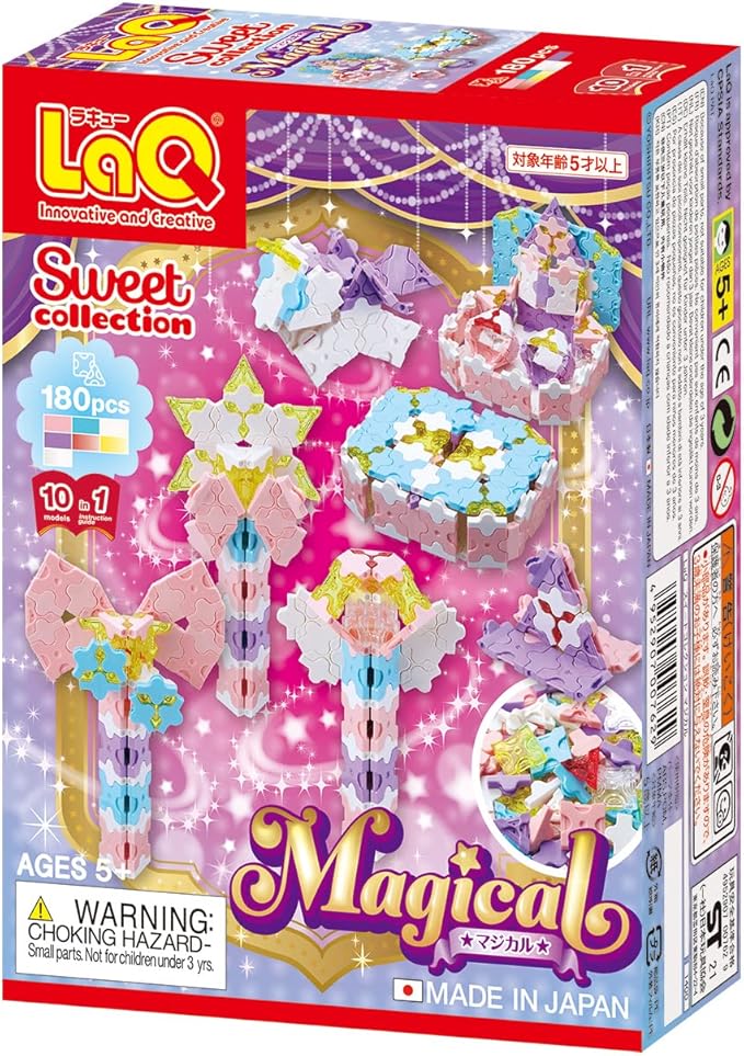 LaQ Sweet Collection Magical | 180 Pieces 10 Models 5+ |