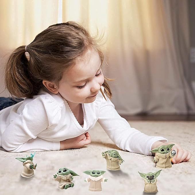 ZKTSRY 6-Pack Yoda Gifts,2.2-Inch Yoda Doll