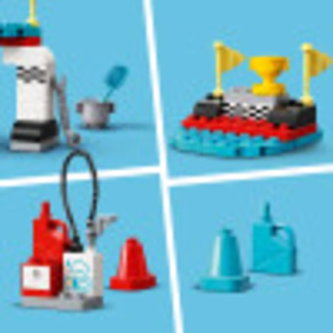 LEGO DUPLO Town Race Cars 10947 Cool Car-Race Building Toy; 2021 (44