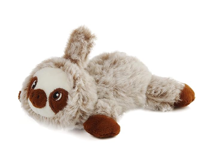Furry Friend Pacifier Plush Toy - Ultra Soft Cuddly 100% Polyester with Medical Grade Silicone Pacifier (Color Varies), Machine Washable