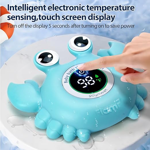Baby Bath Thermometer,Newborn Swimming Safety Toy Thermometer