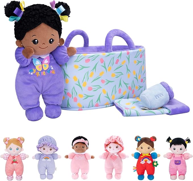 OUOZZZ 10" Soft Baby Doll Gift Set - First Baby
