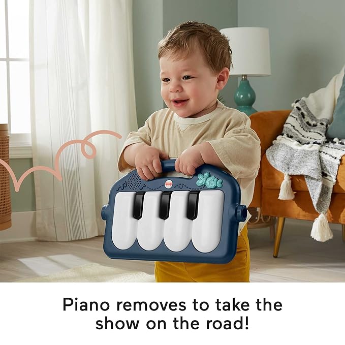 Fisher-Price Baby Playmat Kick & Play Piano Gym with Musical