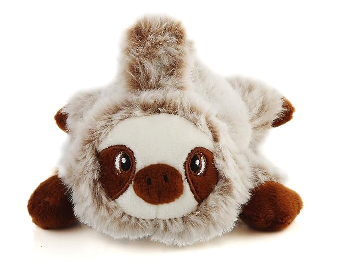 Furry Friend Pacifier Plush Toy - Ultra Soft Cuddly 100% Polyester with Medical Grade Silicone Pacifier (Color Varies), Machine Washable