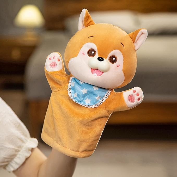 Hand Puppets Plush Animals Toys Dolls for Kids Imaginative Pretend