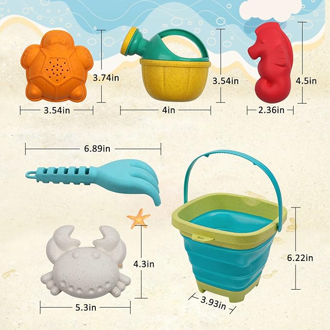 HomeMall 14PCS Beach Toys for Kids, Sand Toys Set for Toddlers