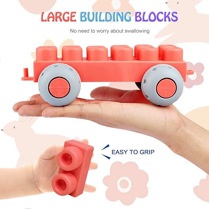 Soft Building Blocks for Toddler, Blocks for Kids 6 Months and up 20 PCS
