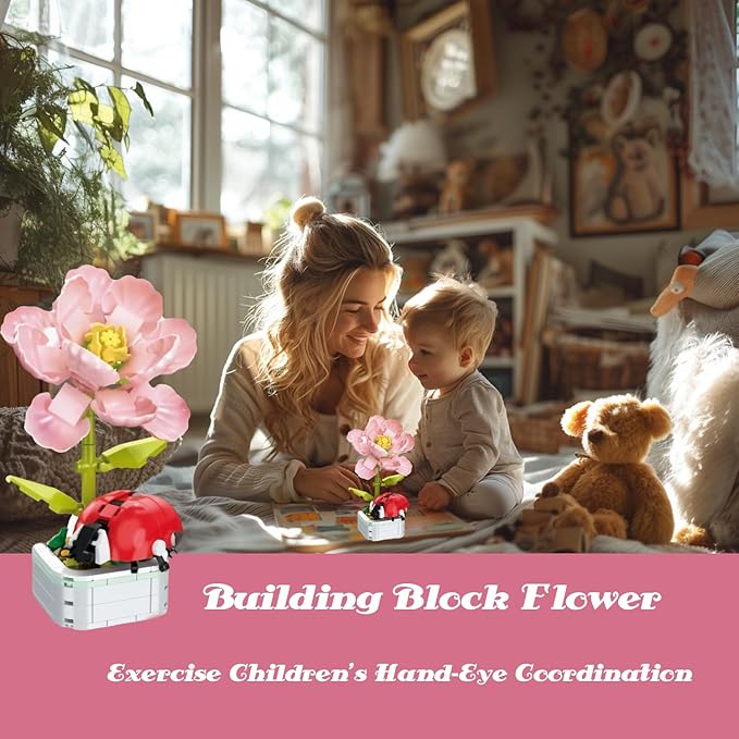 Flower Building Bouquet Set, Flower Building Toys