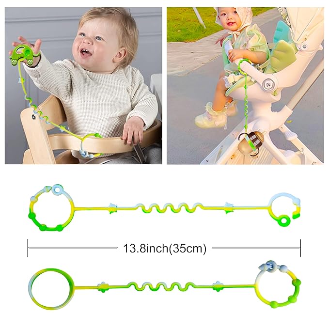 Toy Straps for Baby,RTMOK Silicone Setpacifier Clip