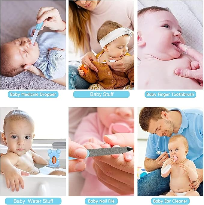 Baby Healthcare and Grooming Kit, Portable Baby Safety Care Set 26 in 1)
