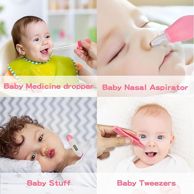 Baby Nail File-38 Pc Pink, Healthcare Grooming Kit