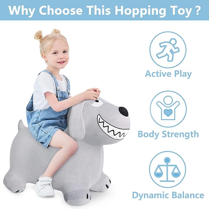 iPlay, iLearn Bouncy Pals Kids Dog Hopper Toys 3 4 5 6 7 Year