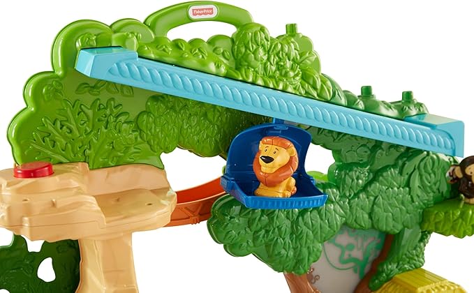 Fisher-Price Little People Toddler Toy Share & Care Safari 2-Ft 7 Figures 1+ years