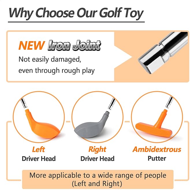 iPlay, iLearn Kids Golf Toys Set 3-5, Toddler 4 6 7 8