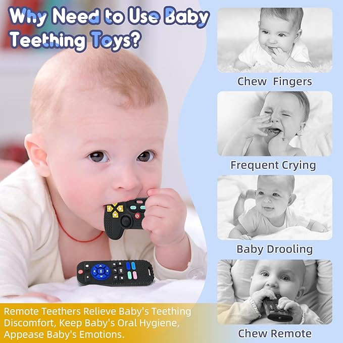 AiTuiTui Teething Relief Teethers Toys for Babies 3 6 9 12 Months 9 12 18 Months