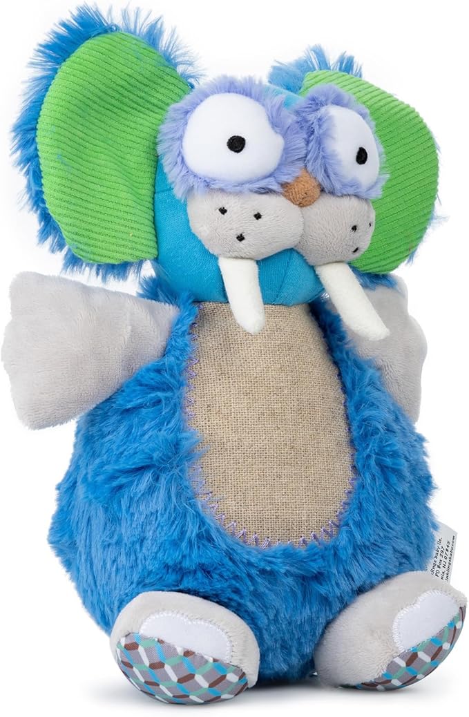 & Toddler 9" Plush Soft Bean Bag Toy, Gus The Toothy Tusked Rus