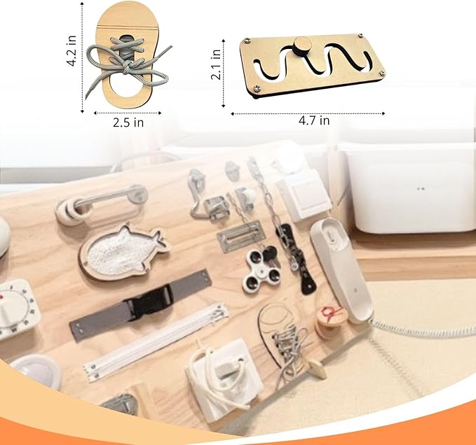 5 pieces Busy Board Diy Parts - DIY Materials for Parents