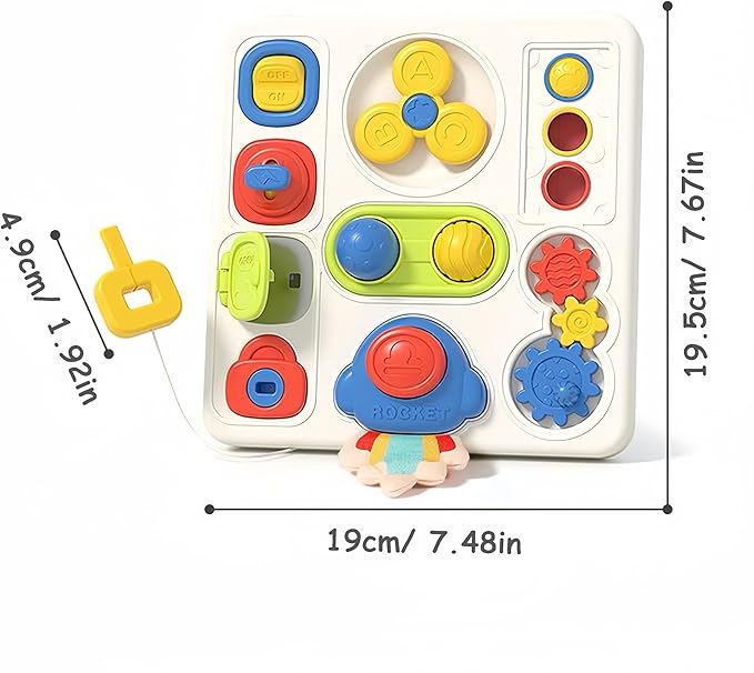 Busy Board Montessori Toys for Toddler Sensory Travel Toys Baby 2 3 4 5 6 Years