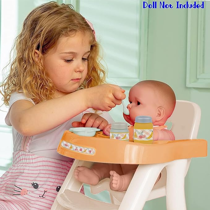 JC Toys - for Keeps Playtime! | Baby Doll High Chair 17" | 2| Earth