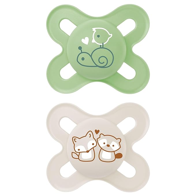 MAM Original Start Newborn Baby Pacifier, Best Pacifier for Breastfed Babies 0-3 Months, 2 Count 1)
