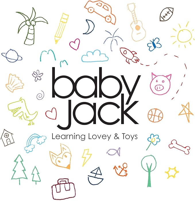 Baby Jack & Co 8x8??Polar Lovey Tag Toys for Babies - Baby Crinkle Toys