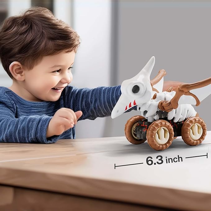iPlay, iLearn Dinosaur Monster Truck Toy for Toddlers 2-4 1-3, Kids 3 4 5 Year