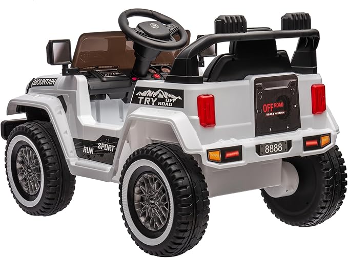 Hetoy 12V Kids Ride On Truck Car, Battery Powered Electric Car w/Parent Remote Control 3 Speeds, 4 Wheeler