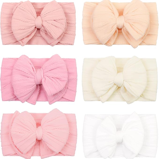 C횋LLOT 6 Pcs Super Stretchy Soft Handmade Headbands with Double