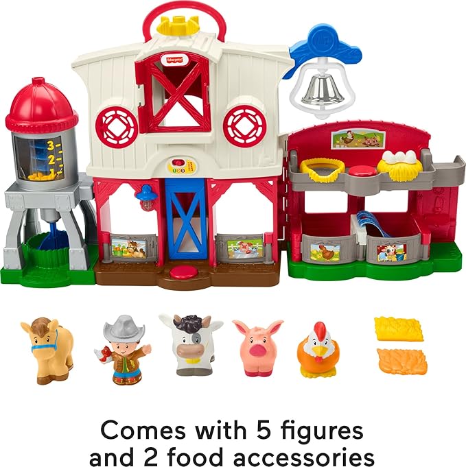 Fisher-Price Little People Toddler Learning Toy Caring for Animals Farm 1+ years