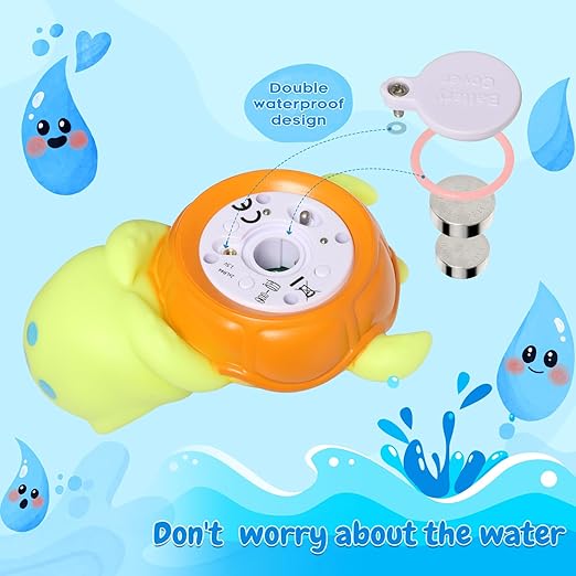 Backstroke Sea Turtle Baby Bath Thermometer,The Infant Baby Bath Floating
