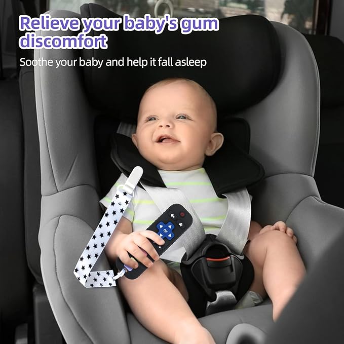 Chuya Baby Remote Control Teether Toy Chew Toy for Babies 0-24 Months