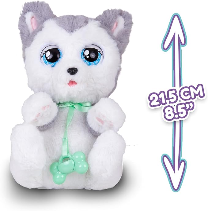 IMC Toys Baby Paws - Siberian Husky Puppy with Carrier 5 Adorable 4+