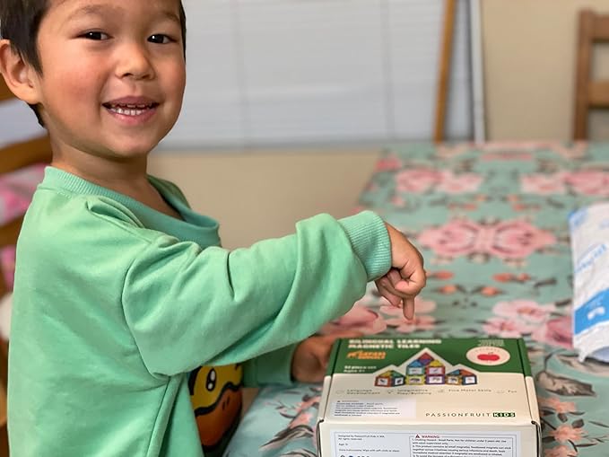 Chinese/English Bilingual Learning Magnetic Tiles | Safari Animals to Enhance Vocabulary 3+