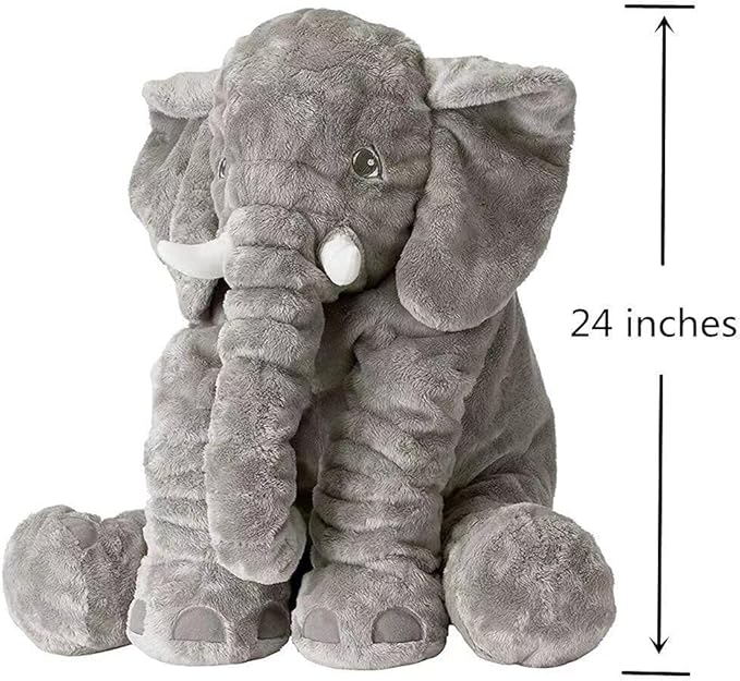 Giant Stuffed Animals Doll Elephant Stuffed Animal, 24" Stuffed Elephant