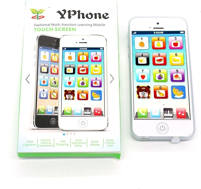 Child's Interactive My First Own Cell Phone Toy- Play to 8 Functions