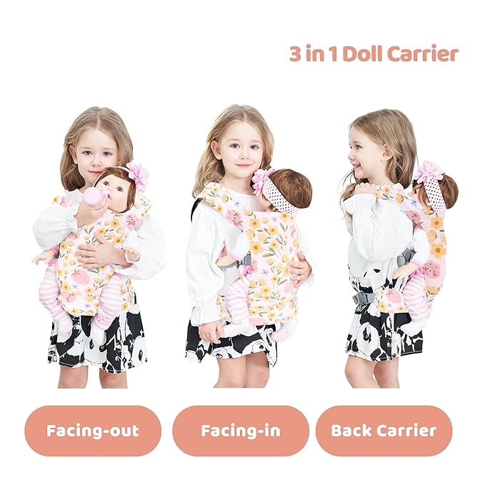 Baby Doll Carrier Front and Back Baby Doll Accessories Backpack