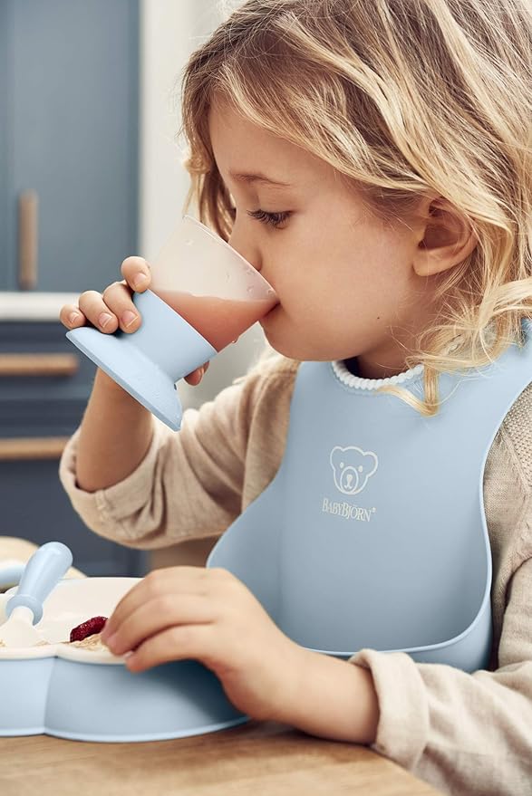 BabyBjörn Baby Dinner Set, 5 pcs, Powder blue