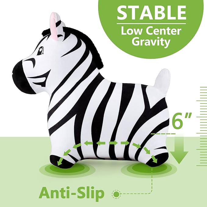 iPlay, iLearn Bouncy Pals Zebra Hopper Toy 2 3 4 5