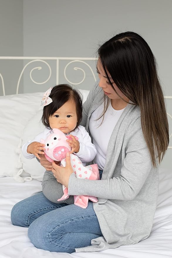 Pearhead Owl Security Blanket, Soft Baby Lovey for Babies
