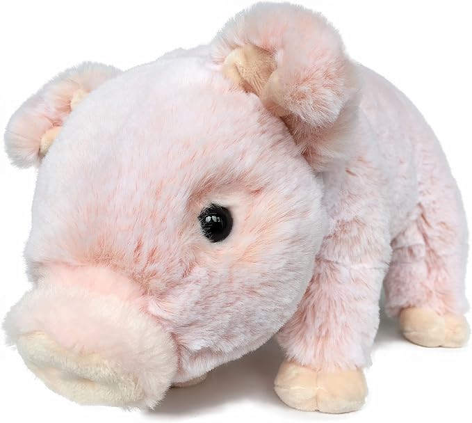 Ice King Bear Lifelike Baby Pig Stuffed Animal Piggy - Piglet Plush Toy 12 Inches