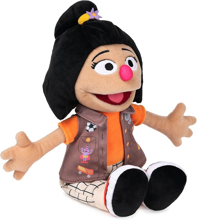 GUND Sesame Street Official Ji-Young Plush, Premium Plush Doll for Ages 1 & Up 13”