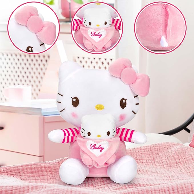 Cartoon Kitty Plush Toys - Cute Plush Doll Toys Decor(10")