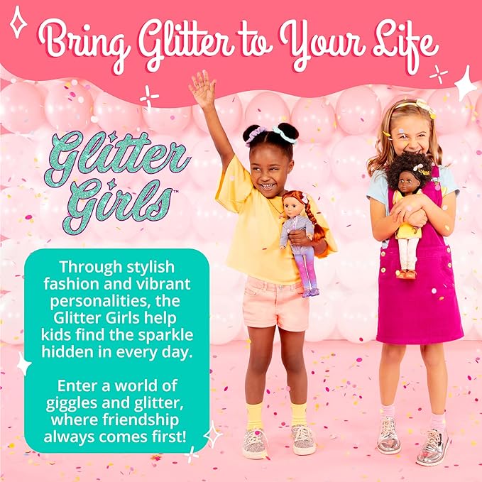 Glitter Girls – Ice Cream Set – Accessories for 14-inch Dolls – Soft-Serve Machine, Cones, Syrup – Menu Stand & Ticket Dispenser – 3 Years + – GG Soft Serve Ice Cream Playset