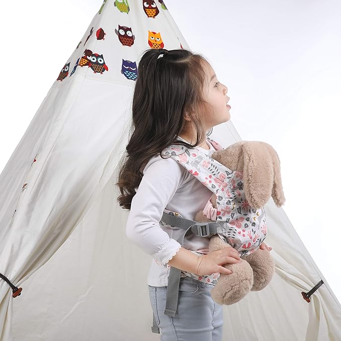 GAGAKU Baby Doll Carrier Front and Back Stuffed Animal Carriers