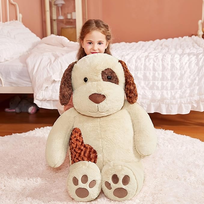 IKASA Giant Dog Labrador Stuffed Animal Plush Toys,Puppy Soft Toy Large Cute Huge Jumbo Big Size Plushie (30 inches,
